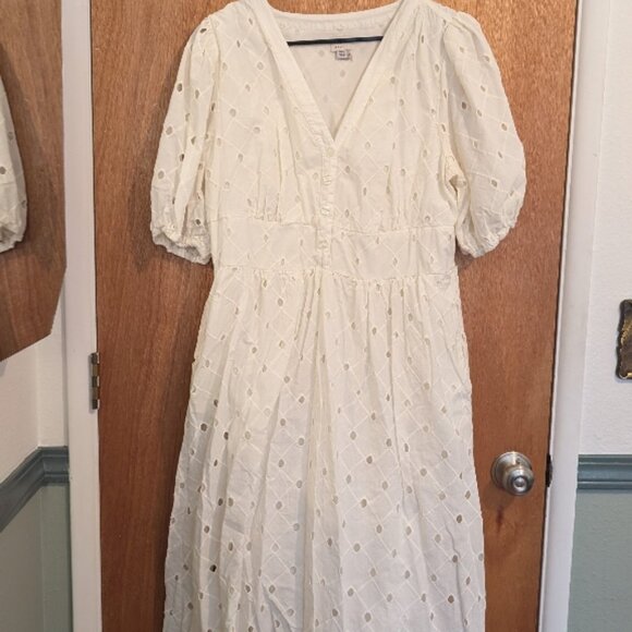 A new day eyelet lace midi dress Sz XXL - Picture 1 of 8